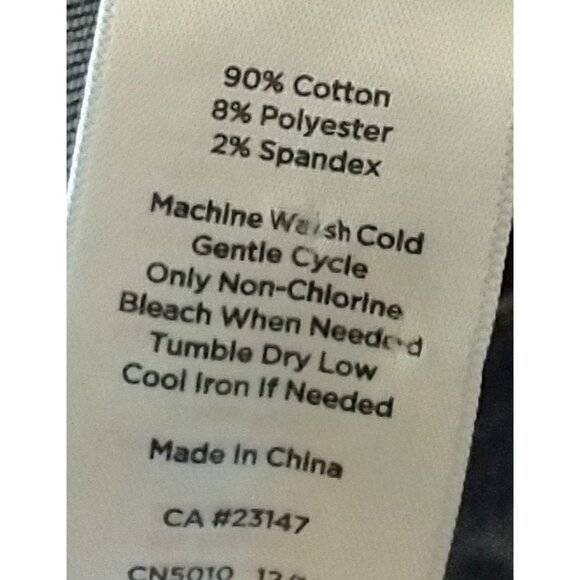 Talbots Heritage Jeans Women's Straight Leg Stretch Mid Rise Blue Denim - 18WP - Picture 8 of 8